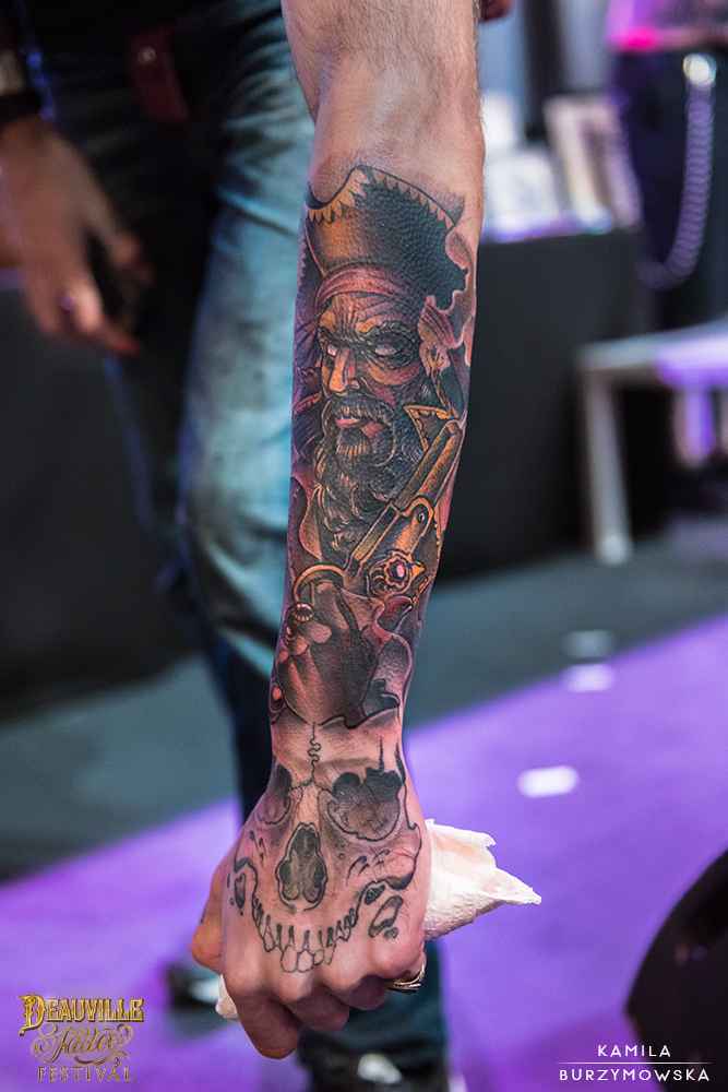 winner of the Deauville Tattoo Festival 2017 | Old School - New School 1st - Leo Barrachina