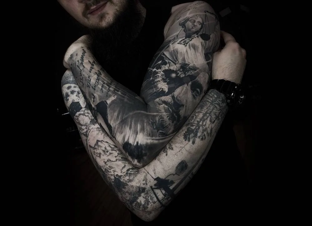 Tattoo artist Alexander Oberov, color and black and grey realistic tattoo, an excluzive interview on iNKPPL.com | Moscow, Russia