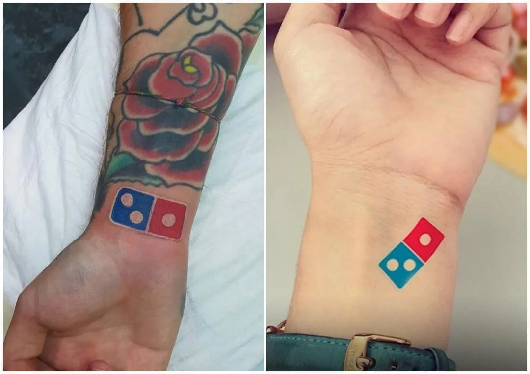ежегодные 100 пицц в течение последующих 100 лет за татуировку от Domino’s Pizza