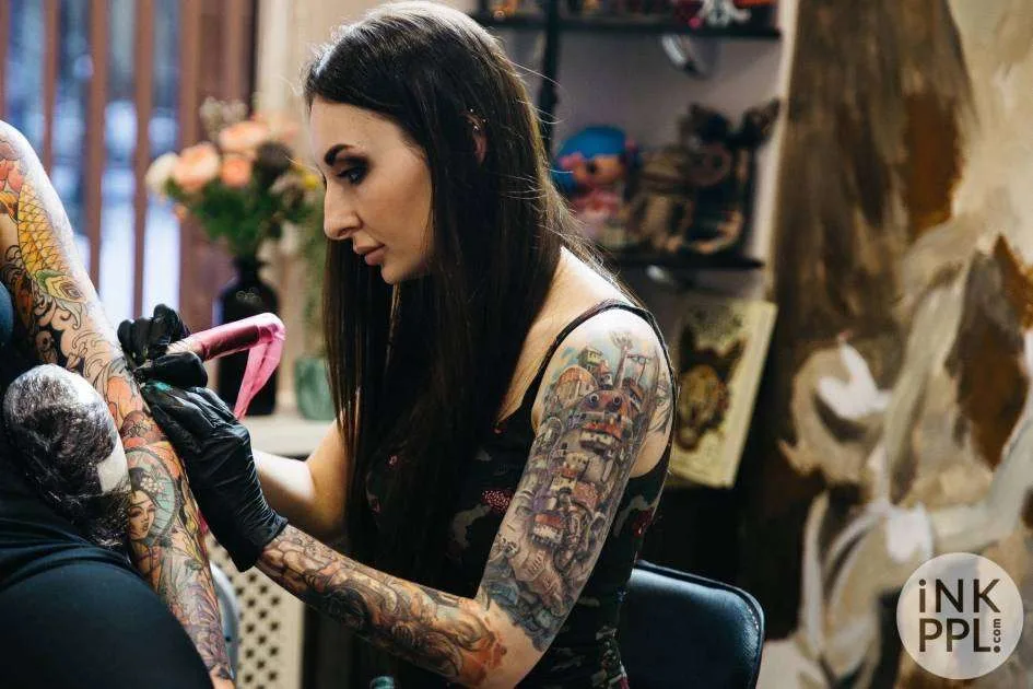 Interview - tattoo artist Anjelika Kartasheva - the Fabrik 13 tattoo studio | Rostov-on-Don, Russia