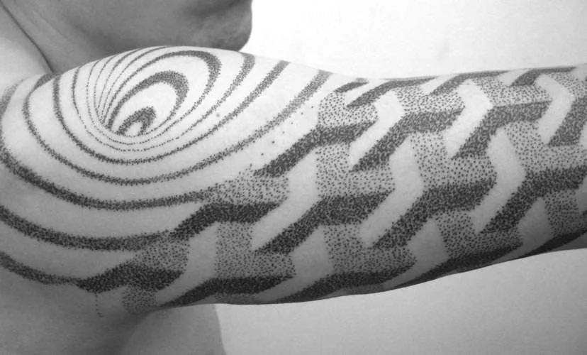 estilo de tatuaje Dotwork