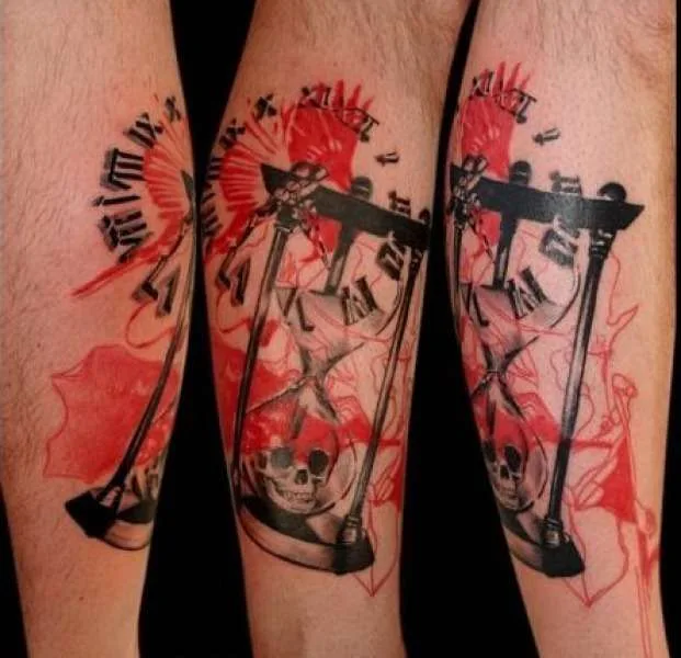 Trash polka tattoos тату стиль Трэш полька