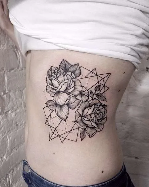 Стиль татуировки Linework, примеры тату в linework