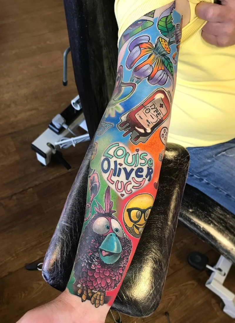 15 incr&iacute;veis tatuagens de manga nova escola