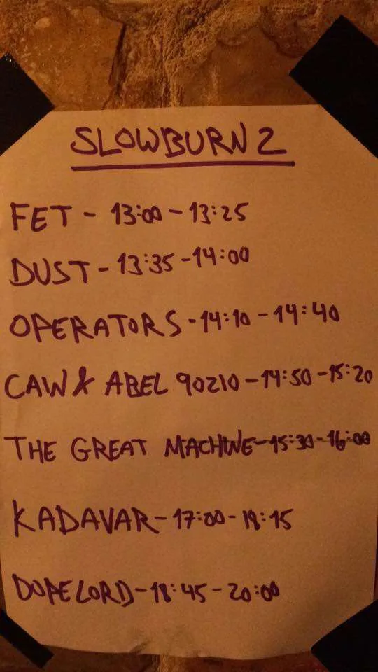 Slowburn 2 - music festival, skateboarding, live shows