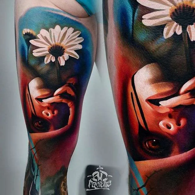 A.D. Pancho realistic tattoo work