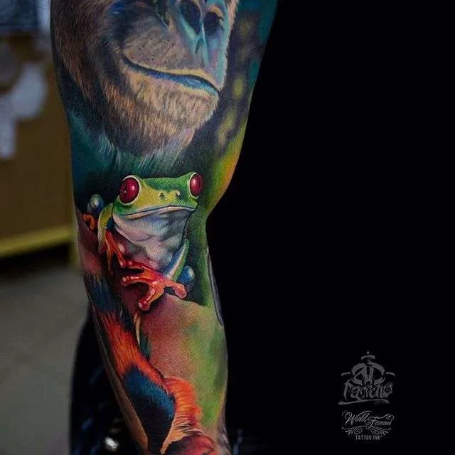 A.D. Pancho realistic tattoo work