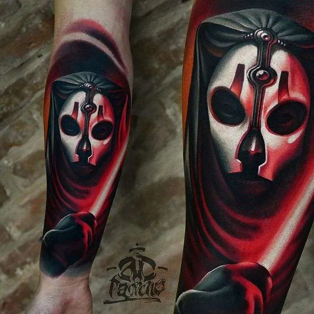 A.D. Pancho Star Wars realistic tattoo work