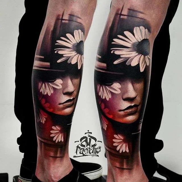 A.D. Pancho realistic tattoo work