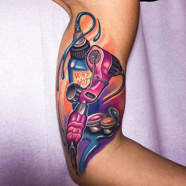 Tattoo artist Andrea Antikorpo Lanzi color realistic and new school tattoo | Тату мастер Andrea Antikorpo Lanzi цветные реализм и нью скул татуировки