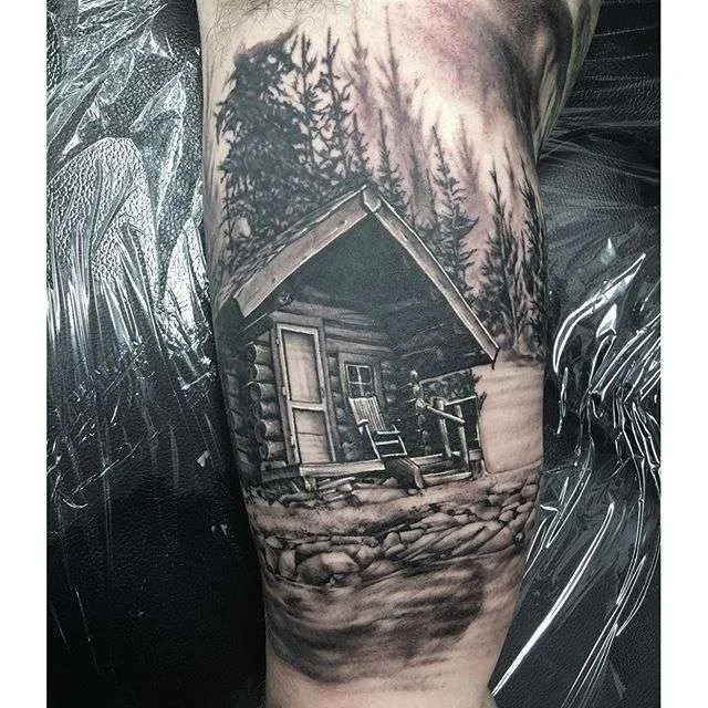 Tatu artist Ben Kaye tatu realista preto e cinza | Тату мастер Ben Kaye черно-белый тату реализм