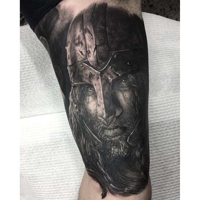 Tattoo artist Ben Kaye black and grey realism tattoo | Тату мастер Ben Kaye черно-белый тату реализм