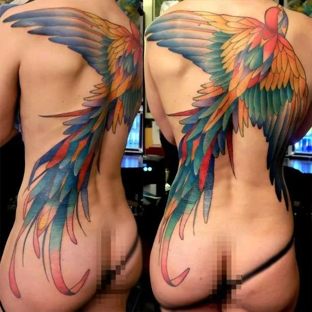 Tattoo artist Dusty Duza Brasseur authors design color tattoo | Тату мастер Dusty Duza Brasseur дизайнерские цветные татуировки
