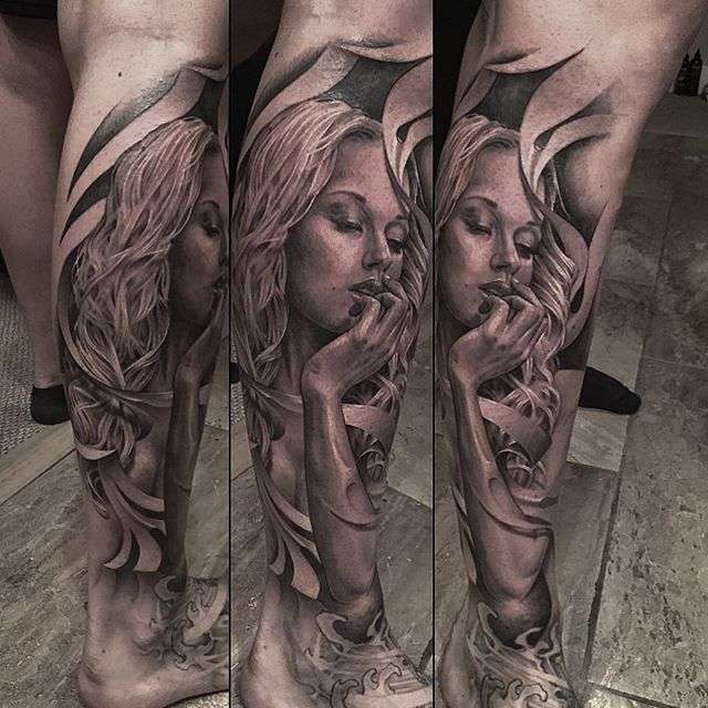 Tattoo artist Greg Nicholson blackandgrey realism tattoo | Тату мастер Greg Nicholson черно-белые реализм тату