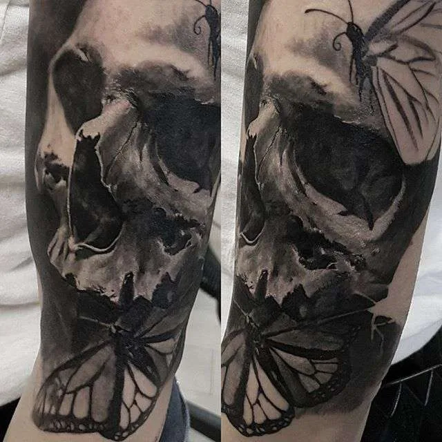 Tattoo artist Gabriele Pais black and grey realism tattoo | Тату мастер Gabriele Pais черно-белый тату реализм 