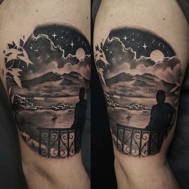 Tattoo artist Gabriele Pais black and grey realism tattoo | Тату мастер Gabriele Pais черно-белый тату реализм 