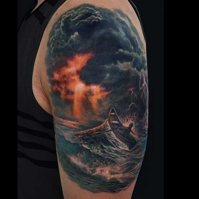 Tattoo artist Jamie Lee Parker color realism tattoo | Тату мастер Jamie Lee Parker цветные реализм татуировки