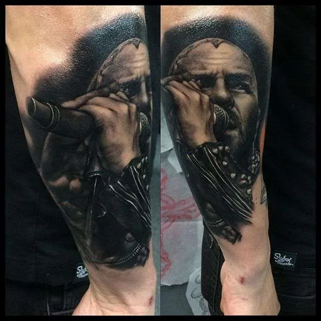 Tattoo artist Kyle Cotterman color realism tattoo