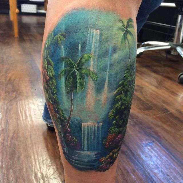 Тату мастер Kyle Cotterman цветные реализм татуировки