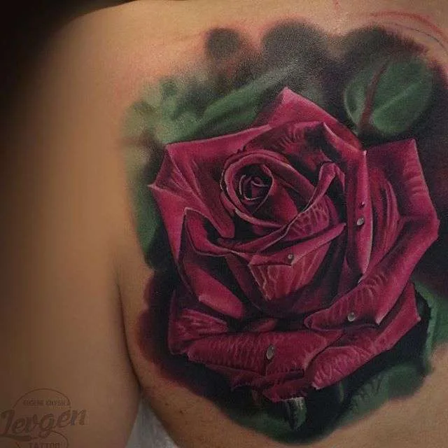Tattoo master Levgen (Eugene Knysh) realism tattoo