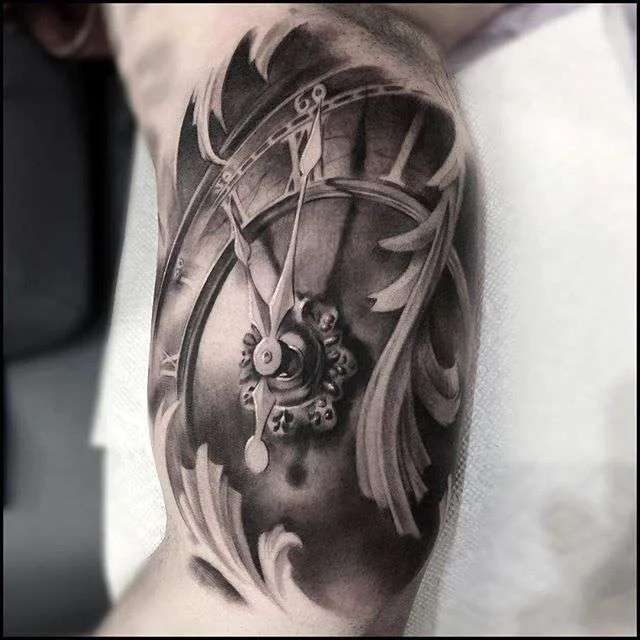 Artista de tatuagem Matt Mrowka blackandgrey horror realism tattoo