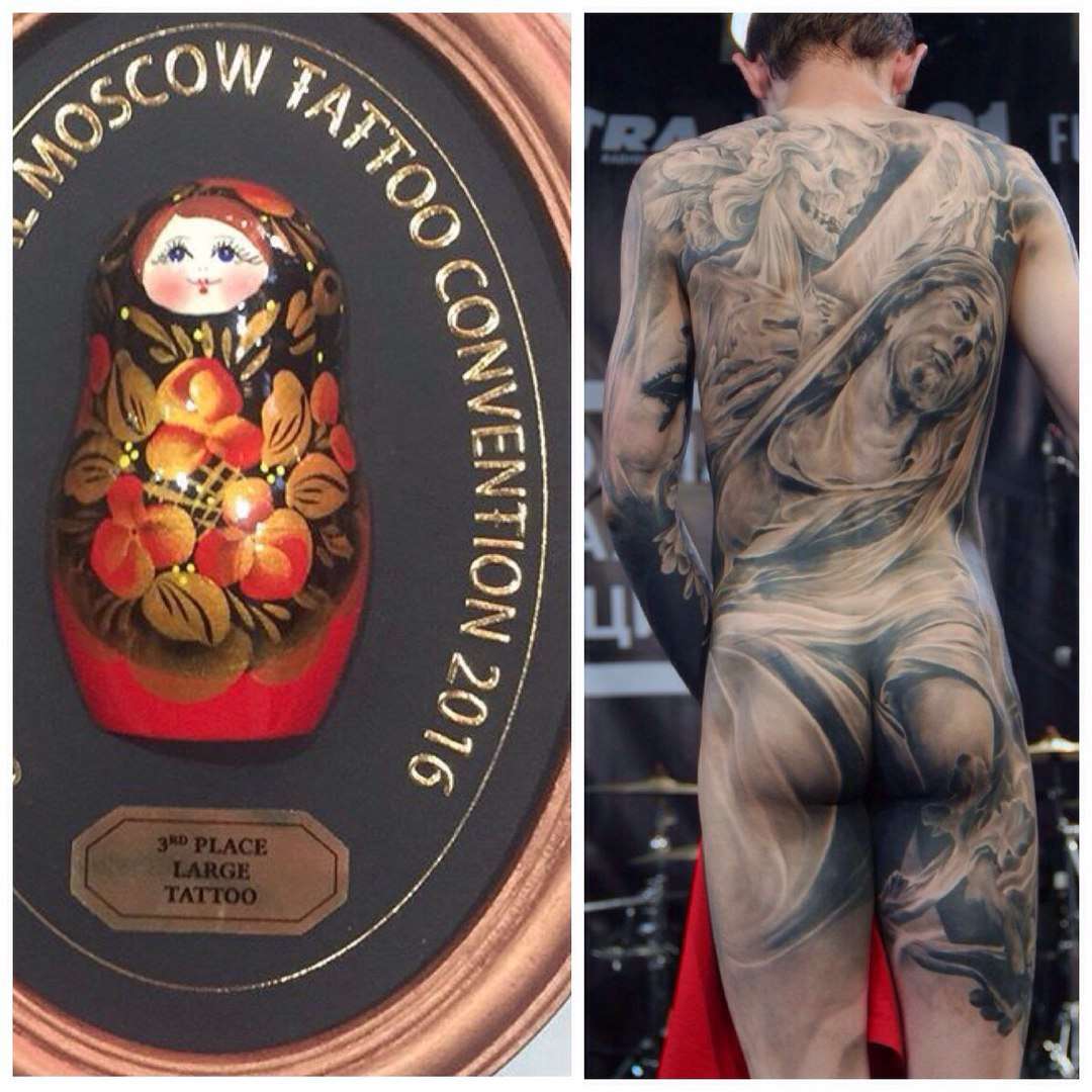 8-th International moscow tattoo convention large tattoo номинация большая татуировка