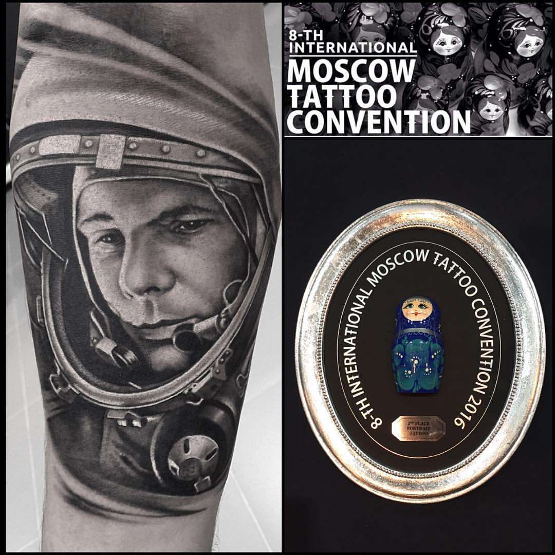 8-th International moscow tattoo convention portrait номинация портрет