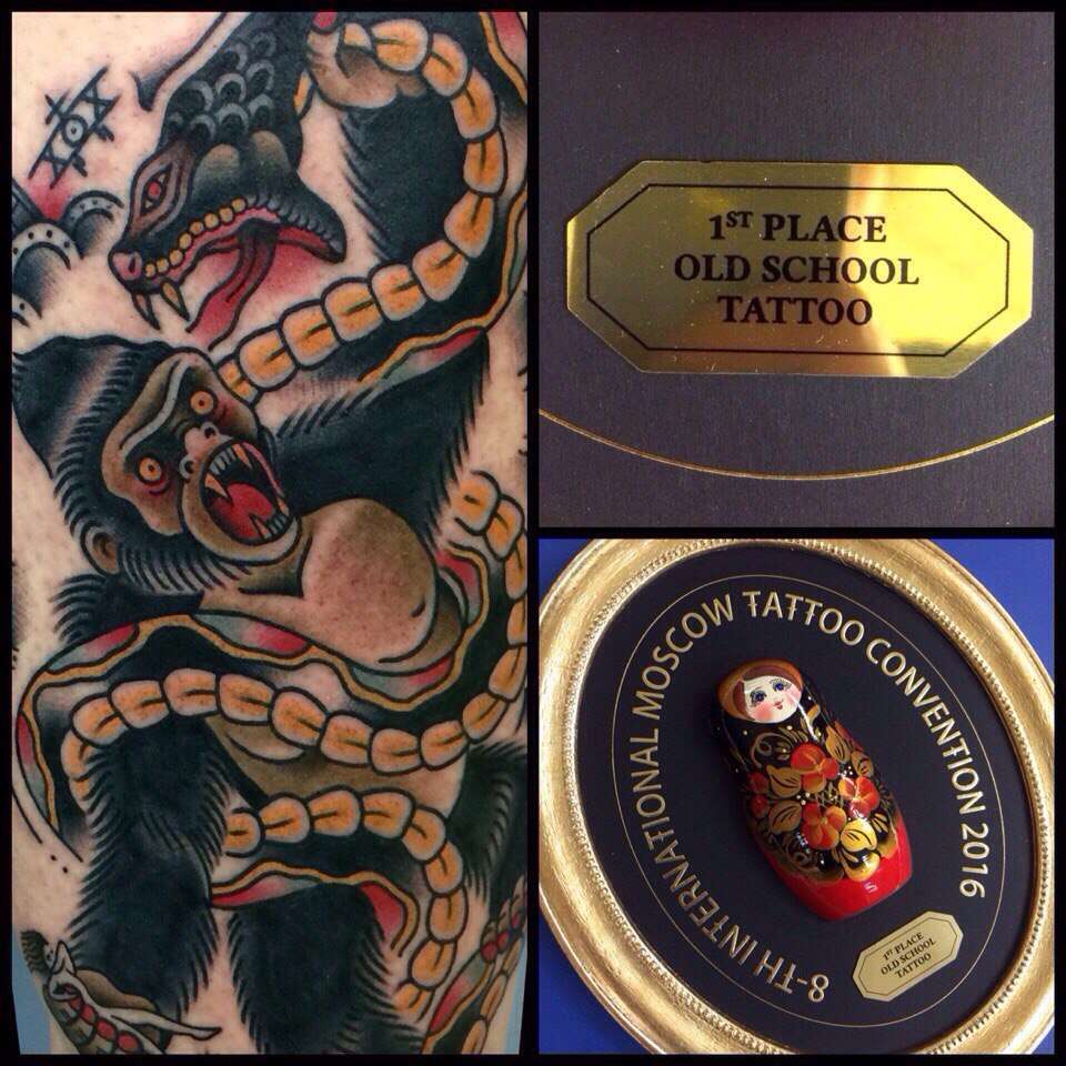 победители 8-ой международной московской тату конвенции 2016 олдскул