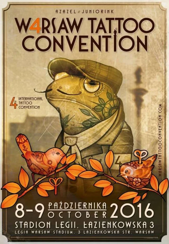 8. - 9. Oktober. 4. Warschauer Tattoo Convention 2016