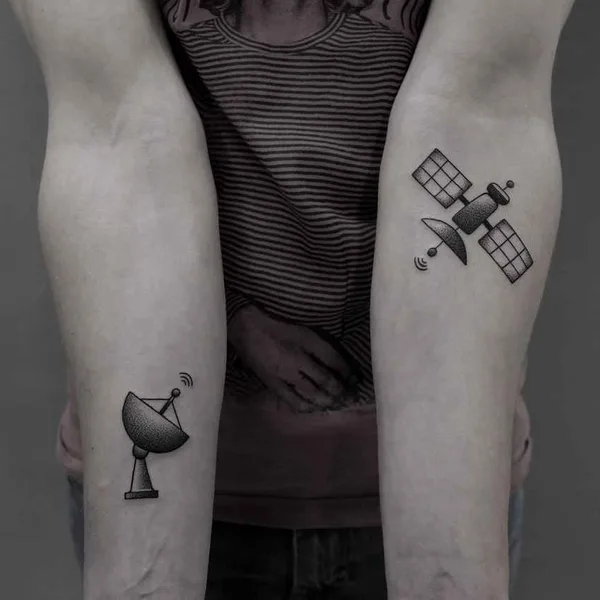 Дотворк tattoo by Илья Брезинский in Санкт-Петербург