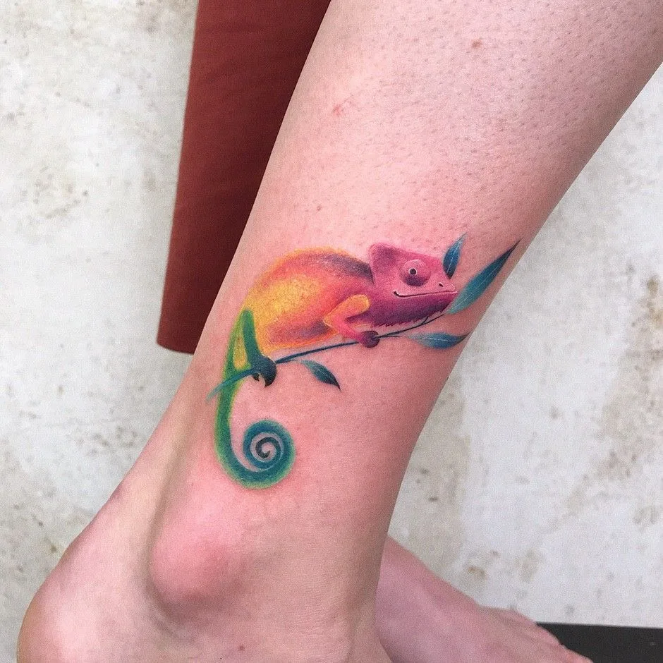 Tattoo artist Valeria Yarmola, color watercolor tattoo | Kiev, Ukraine