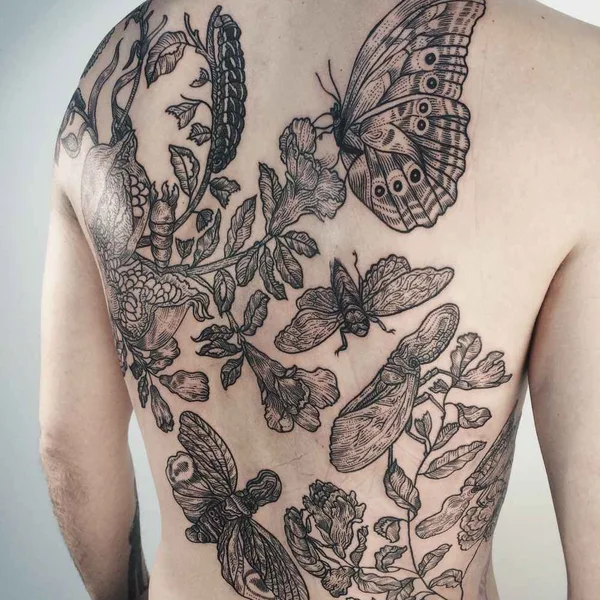 Dotwork tattoo by Pony Reinhardt in New York City