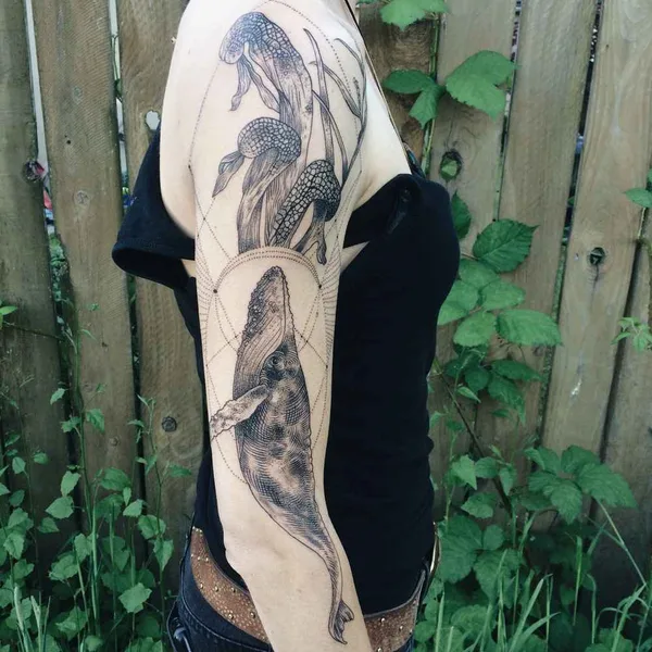 Dotwork tattoo by Pony Reinhardt in New York City