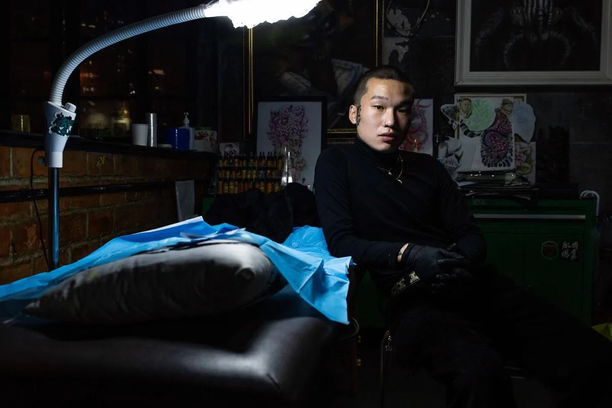 tattoo artist Wang Jun
