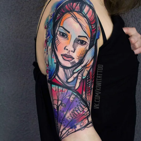 Скетч tattoo by Виктория KIWI Григорьева in Москва
