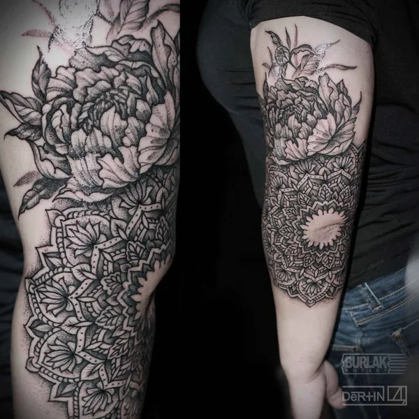 Ornamental tattoo by Антон Дёртин in Тольятти