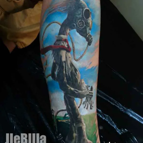 Graphic tattoo by Константин Андреевич Черников in Подольск