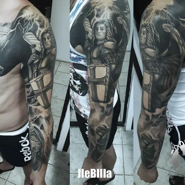 Graphic tattoo by Константин Андреевич Черников in Подольск