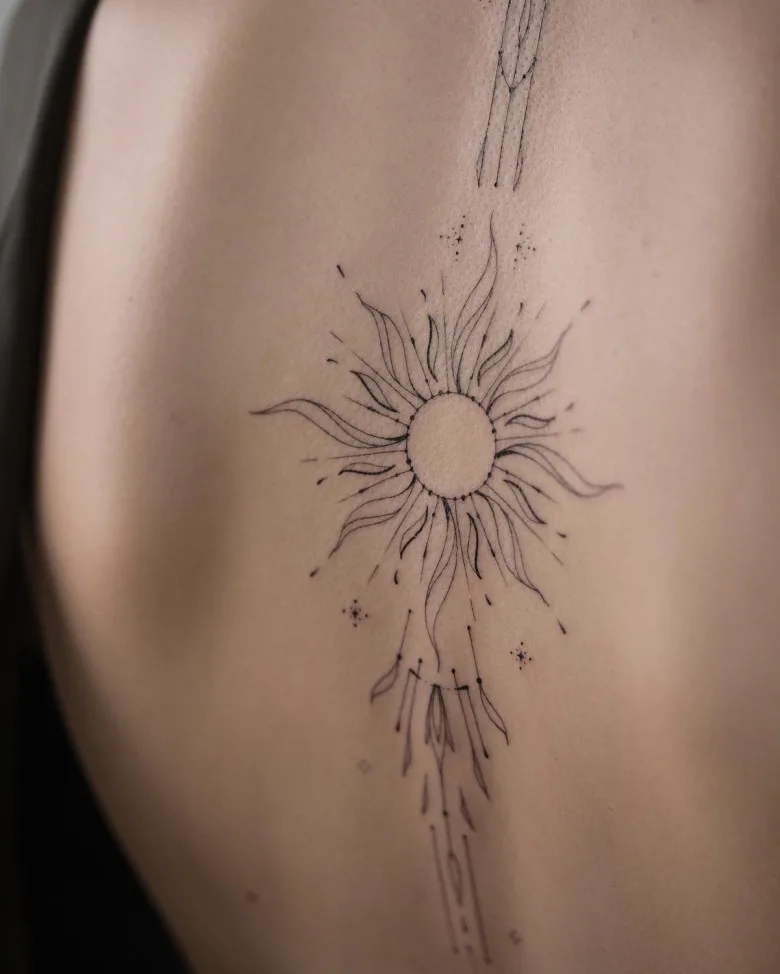 Tattoo artist Yana Laguta