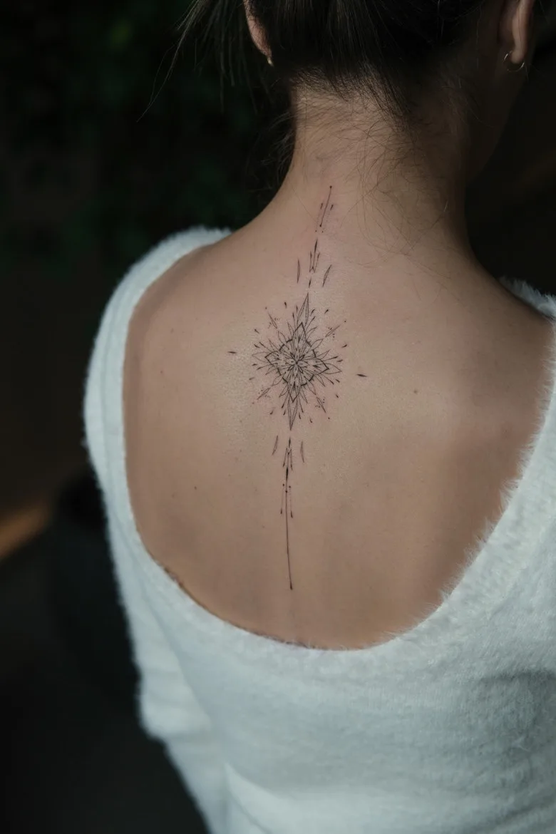 Tattoo artist Yana Laguta