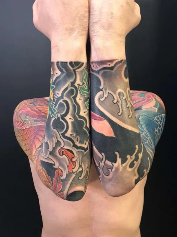 male color japanese татуировка на full sleeve #22340 | Тату мастер #Chavatattoo Sergey lepekhin