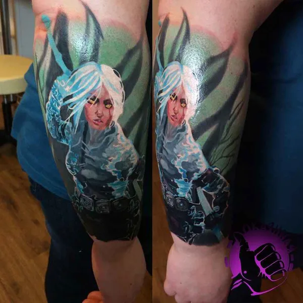 Graphic tattoo by Константин Андреевич Черников in Подольск