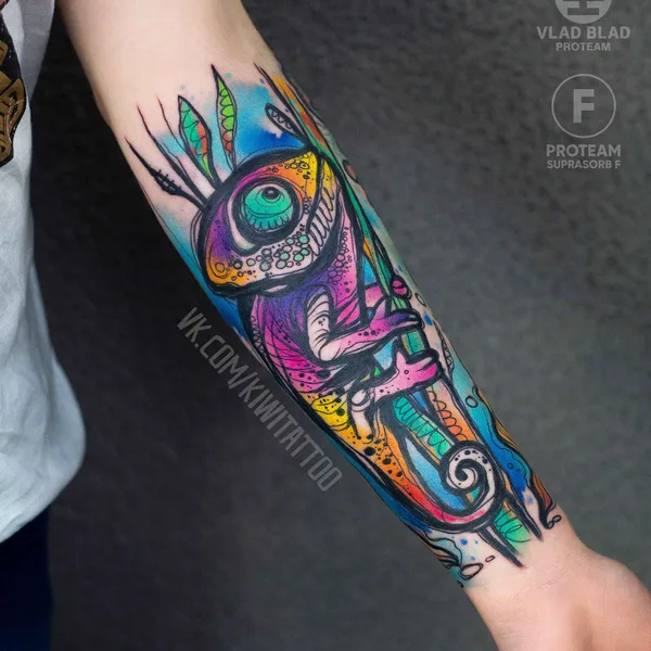 Скетч tattoo by Виктория KIWI Григорьева in Москва
