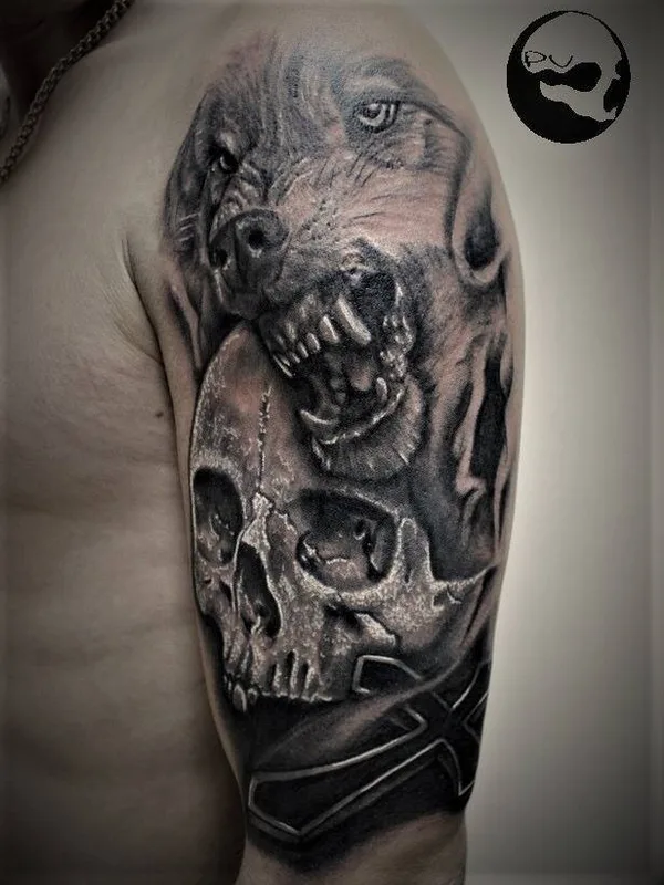 black and grey realism tatuaje en full sleeve #26803 | Tatuador Виктор Павлюченко
