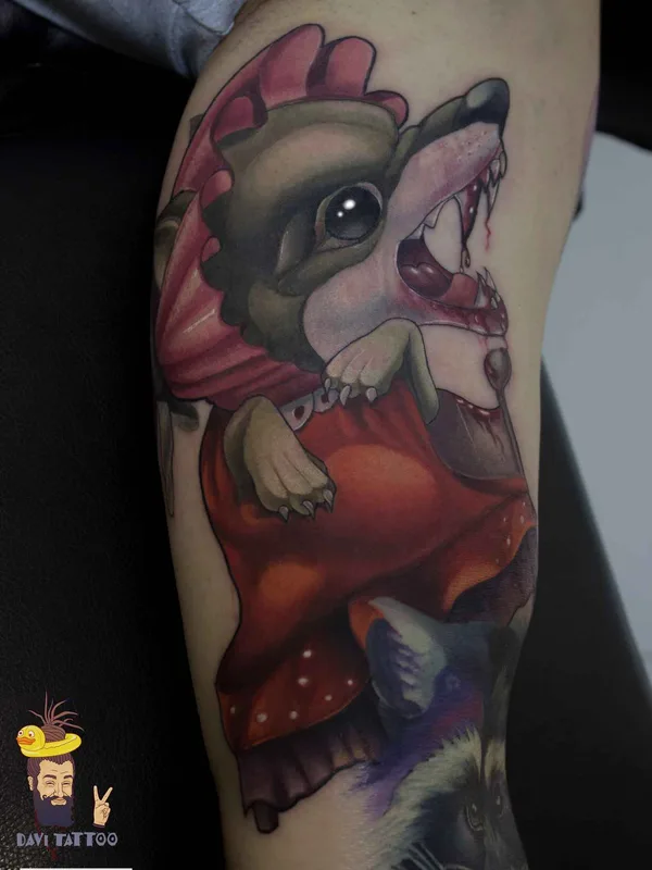 Нео традиционная tattoo by Дави Татумастерян in Краснодар