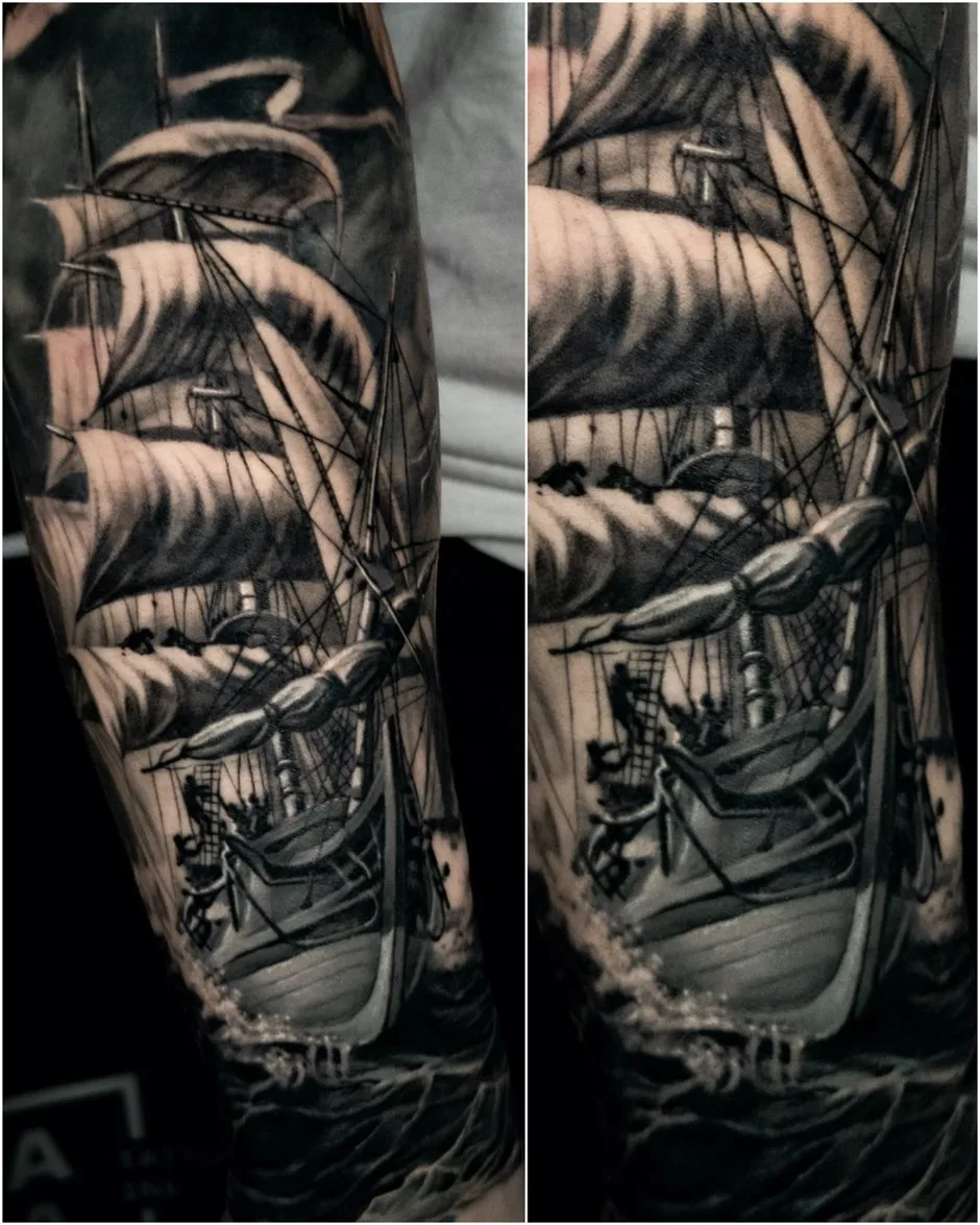 Alexander Zuev КРАСКА Tattoo Ink Pro Team - black and grey tattoo realism - detailed tutorial for beginners 