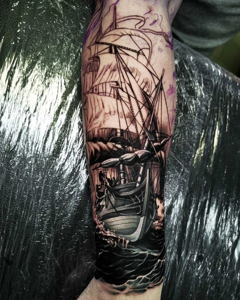 Alexander Zuev КРАСКА Tattoo Ink Pro Team - black and grey tattoo realism - detailed tutorial for beginners 