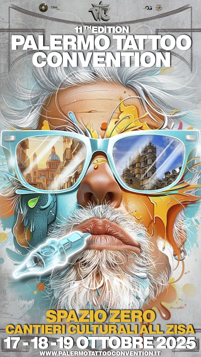 Color portrait of Master Roshi tattoo process at tattoo convention tattoo  artist - Draworking #tattooartist #masterroshi #portraittattoo #colortattoo  #turtlehermit #goku, image size:700x1244