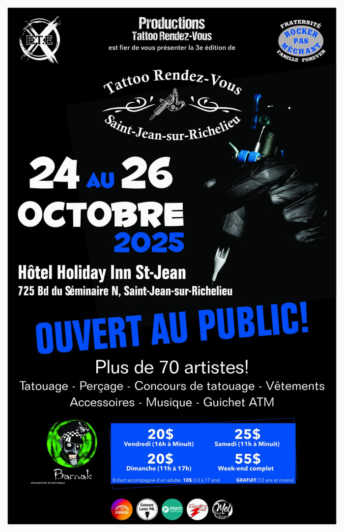 Tattoo Rendez-Vous Saint-Jean-Sur-Richelieu