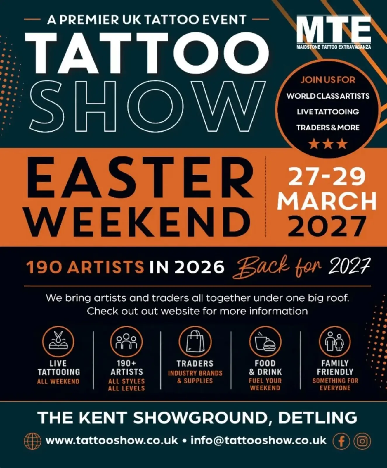 Maidstone Tattoo Extravaganza 2027